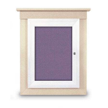 Sliding Glass Enclosed Letterboard,48x3, UV9005ACS-BRONZE-LICORI